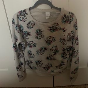 Mickey and Minnie sledding sweater